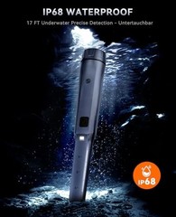 Rechargeable Metal Detector Pinpointer – 800mAh Battery, 15H Use, IP68 Waterproo