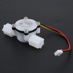 1Pcs Water Hall Effect Sensor Control Flowmeter G1/4 For Water Cooler