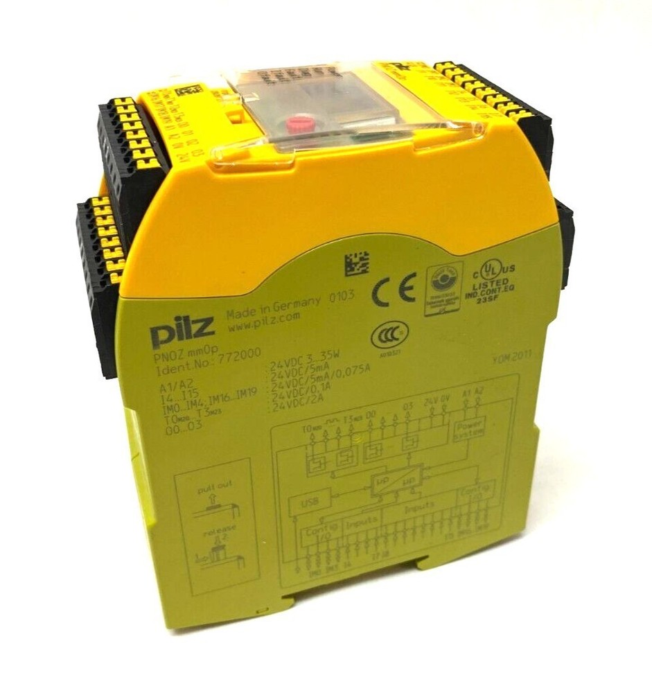 772000 NEW PILZ PNOZ PZE 9 24VDC 8no 1nc 772000 Safety Relay For Automate