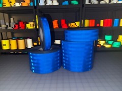 Blue Reflective Tape 3M 3430 EGP (1″, 2″, 4″, 6″) Air Backed Micro Prismatic