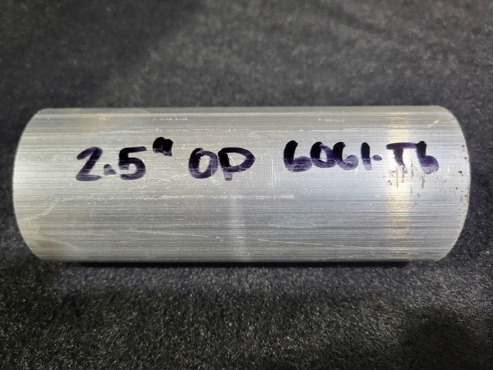 2-1/2″ ALUMINUM ROUND 6061 T6511 SOLID ROD 6″ long Extruded Lathe Bar Stock