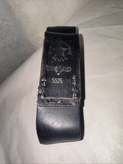 Boston Leather 5526 MK-4 Chemical Spray Holder Black Leather Duty Belt Mace Case
