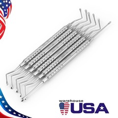 Dental Spoon Excavator Restorative Alveolar Socket Curette Double Ended