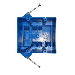 2-Gang New Work Electrical Outlet/Switch Box 32 Cu In ETL Certified Double Gang