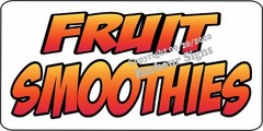 Fruit Smoothies DECAL (CHOOSE SIZE) Concession Food Truck Vinyl Signs Sticker