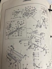 GENUINE Ford 4 Cylinder Tractor 1953 / 64 Parts List Manual 48084
