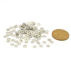 100PCS Flat Shim Washers 0.2mm/0.3mm Thickness Mini Micro Washer For Bolts&Screw