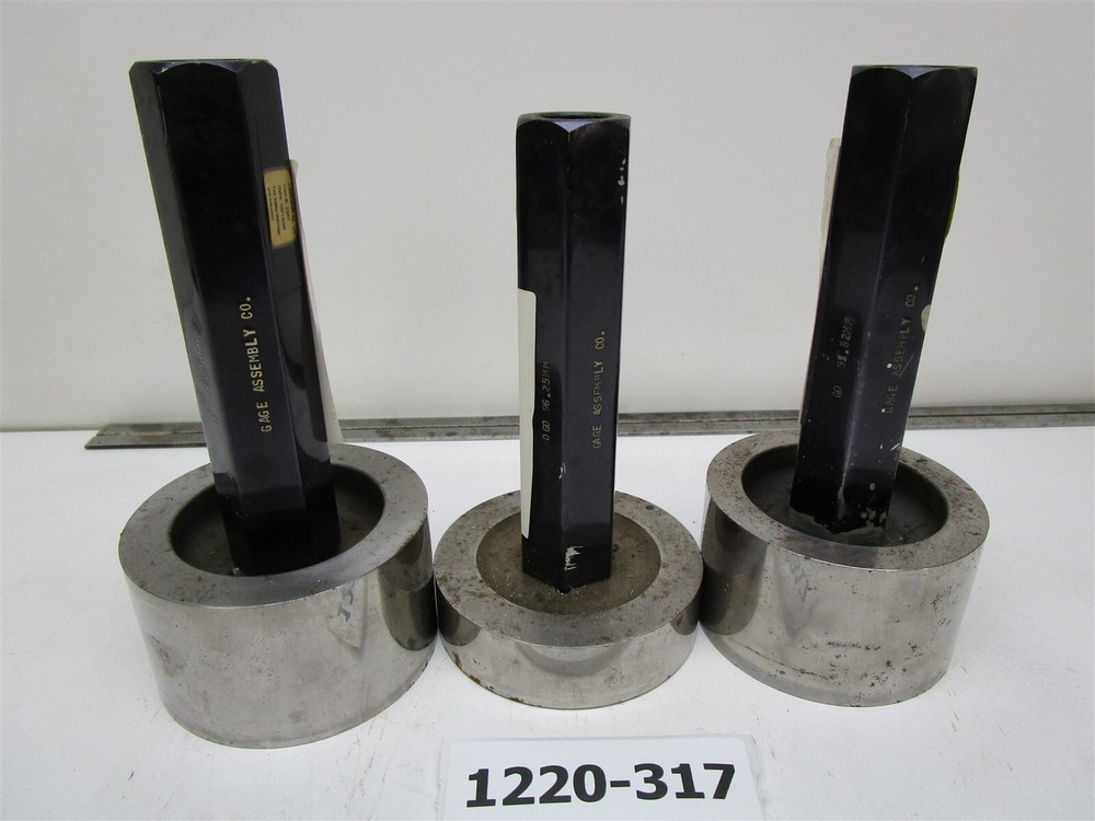 Selection of Large Diameter Hole Plug Gages Choose From The List In Description