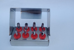 GERMAN Dental Implant Tissue Punch Kit 8 pcs set FREE Bur Holder