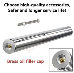 2PaiNew upgraded Excavator Universal Bucket Pin 45mm X330mm With grease nipple