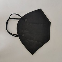 50/100 Pcs Black KN95 Face Mask 5 Layers Cover Protection Respirator Masks KN95