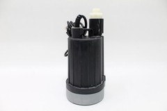 DAYTON Plug-In Submersible Utility Pump: 1/4 hp, 3/32 in Max. Dia. Solids, 2VAN7