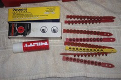 Hilti DX36M Powder Actuated Nail Stud Case ONLY w Some Accessories (Fastner/Nail