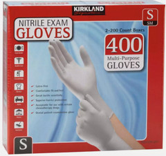 Kirkland Signature Nitrile Exam Gloves, 400 Count