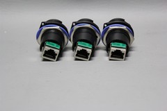 Lot of 3 NEW AMPHENOL MODULAR COUPLER CONNECTOR JACK RJ45 RJFRB71
