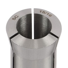 15 Piece 5C Fractional 1/8 – 1″ Precision Collet Set & 5 Pcs Collet Block Set