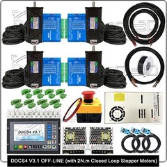 OXMAN CNC Router Machine with DDCSV3.1 Control Full Kit- 1610 Ball Screws