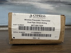 CYPRESS ENVIROSYSTEMS WPT-800-T2DP-DB DUAL PIPE-DIRECT ACTING THERMOSTAT