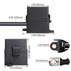 12V 6 Way Pre-Wired Fuse Relay Box Kit with Two 80A 4-Pin Relays | 6 ATC/ATO