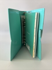 Filofax A5 Planner 6 Ring Binder Teal
