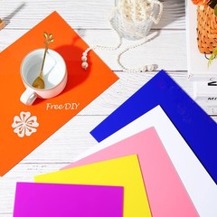 24 PCS 7×5 Inch Colored Opaque Cast Acrylic Sheets 12 Colors 2mm Thick Laser