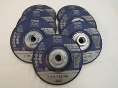 PFERD E115-7 SG ALU: 4-1/2″ x 1/4″ x 7/8″ Grinding Wheel 61303 Lot of 7
