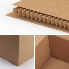 6x6x6 Inches Recyclable Cardboard Shipping Boxes – 40 Packs for Eco-Friendly Use