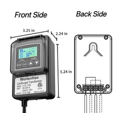 Wohenhao 100W Low Voltage Lighting Transformer for 12V DC Output Low Voltage …