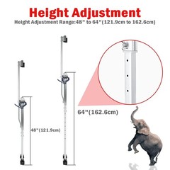 48″-64″ Adjustable Drywall Stilts Painter Walking Taping Finishing Tool