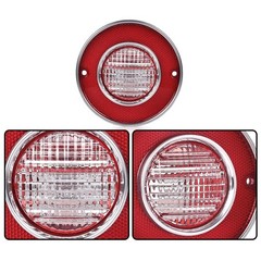 Tail Lights Assembly w/o Bulbs Corvette 1975-1979 Rear Backup Lights
