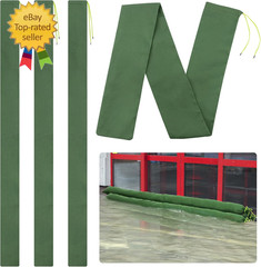 4 Pcs 6′ × 6″ Long Sand Bags for Flooding – Thickened Canvas Flood Protection