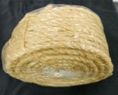QTY 1 SISAL ROPE 1/4″ X 100 (33-1/3 YARDS) CAT SCRATCH POST. CARGO MOORING ROPE