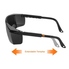 Welding Glasses IR Shade 8 Lens 150x110x54mm CE Certified Protective Glasses