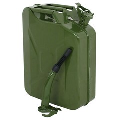 3 Pack 5 Gallon 20L Jerry Can Gas Gasoline Can with Smooth pouring Spout Green