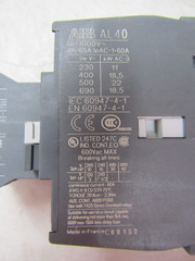 💥ABB AL40-30-01 CONTACTOR 24VDC W/ CA5-31E AUXILIARY CONTACT BLOCK