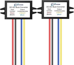 DC 24V to 5V 4A (max) 20W Step-Down Voltage Regulator – Waterproof Step-Down Mod