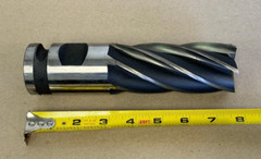 HS END MILL 2X2X4X7-3/4″, 2″ DIA, 4″ LOC, 7-3/4″ OAL, 6 FLUTE
