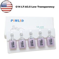 US C14 Ceramic Blocks Lithium Disilicate Cerec CAD CAM HT/LT A1-A3.5 5Pcs/Box