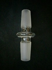 (2x) 14mm Male To 14mm Male Glass Adapter