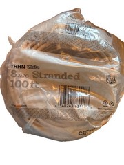 Cerrowire 100 ft. 8 Gauge White Stranded Copper THHN Wire