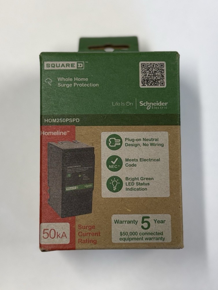 Square D HOM250PSPD Whole Home Surge Protector
