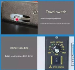 Compact Portable Home-Use Edge Banding Machine for Curved and Straight Edges