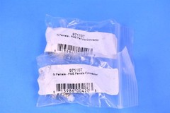2 (Two) 50-Ohm RG-58 Wilson N-Type Female to FME Female Connectors P/N: 971107