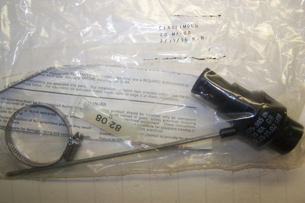 NEW ELASTIMOLD 20MA GROUNDING DEVICE 20-MA-GB