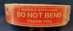 1 Roll 1000 1″ x 3″ “DO NOT BEND” Stickers Labels, Easy Peel To Apply