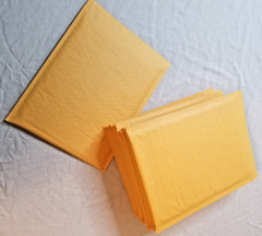 100 #2 8.5″ x 11.25″ Air Jacket Kraft Bubble Padded Mailers Made In USA