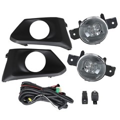 2-Pack Fog Lights Assembly with Bulbs Switch Wiring Kit Left Right