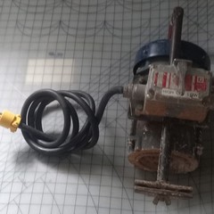 INDCO MEC-20 PAIL PAINT MIXER 5 Gallon 120V “WORKS/MISSING BLADE & ROUND PART”