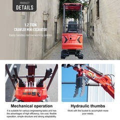 200mm Trenching Narrow Bucket Attachment for Mini Excavator Digger Free Shipping