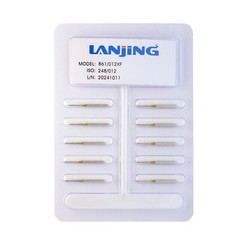 Dental Burs Diamond Flame FG for High Speed Handpiece Friction Grip Coarse Fine